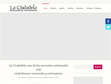 Tablet Screenshot of laciudadela.com.mx